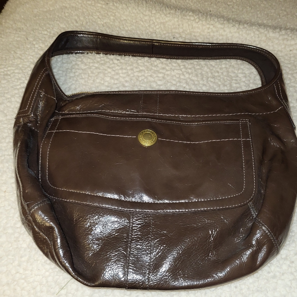 Chocolate brown Coach hobo purse